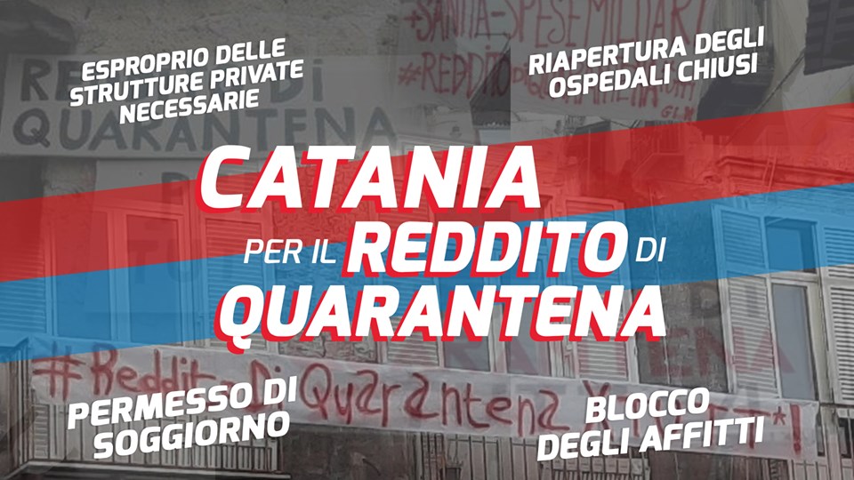 Perché abbiamo scelto di far parte di “Catania per il Reddito di Quarantena”
